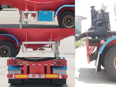 Zhongyu Guoyu brand automobiles ZGY9403GFL Medium density powder material transportation semi-trailer