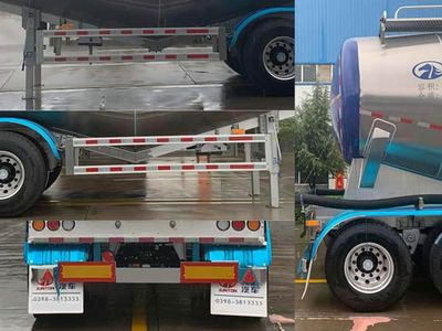 Juntong  JF9405GFL Aluminum alloy medium density powder material transportation semi-trailer