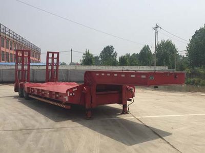 Qingte  QDT9350TDP Low flatbed semi-trailer