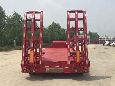 Qingte  QDT9350TDP Low flatbed semi-trailer