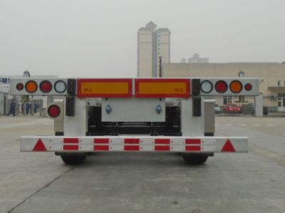 Shengtong brand automobile CSH9407TJZA Aluminum alloy container transport semi-trailer