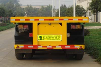 Qingte  QDT9380TJZP Container transport semi-trailer