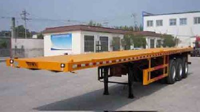 Junwang  WJM9390TD Flat semi-trailer