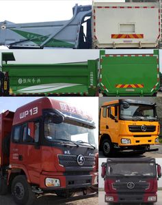 Huajun  ZCZ5310ZLJSXK garbage dump truck 