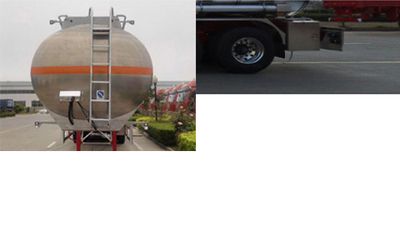 Huayuda  LHY9400GRYB Aluminum alloy flammable liquid tank transport semi-trailer