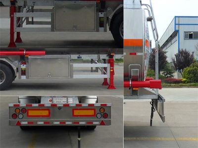 Huayuda  LHY9400GRYB Aluminum alloy flammable liquid tank transport semi-trailer