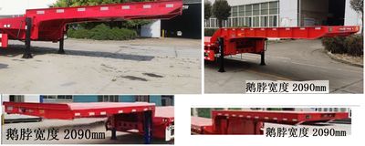 Jianghuai Yangtian  CXQ9400TDPC Low flatbed semi-trailer