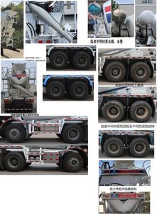 Hongchang Tianma  HCL5317GJBZZN30G68 Concrete mixing transport vehicle