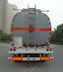 Hongzhou  HZZ9401GYYB Aluminum alloy oil transport semi-trailer