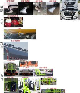 Zhonglian Automobile ZBH5183GQXDFFCEVXQ Fuel cell cleaning vehicle