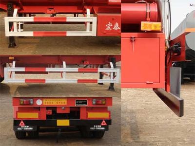 Zhengkang Hongtai brand automobiles HHT9403GRY Flammable liquid tank transport semi-trailer