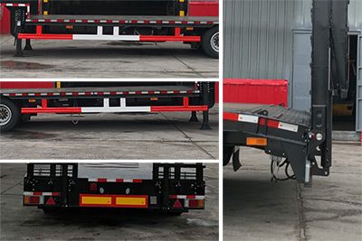 Laoan  LR9393TDP Low flatbed semi-trailer