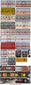 Chusheng  CSC5041XRQ6 Flammable gas box transport vehicle