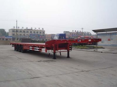 Liangshan Dongyue  CSQ9380TDP Low flatbed transport semi-trailer