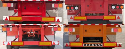 Qilu Huatong brand automobiles NJZ9400L Fence semi-trailer