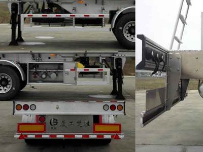 Chusheng  CSC9354GYYLC Aluminum alloy oil transport semi-trailer