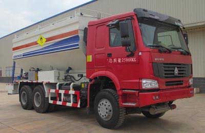 Shengtong brand automobileCSH5253THAOn site mixed loading ammonium oil explosive truck