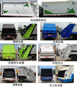 Tianwei Yuan  TWY5120ZYSE6 Compressed garbage truck