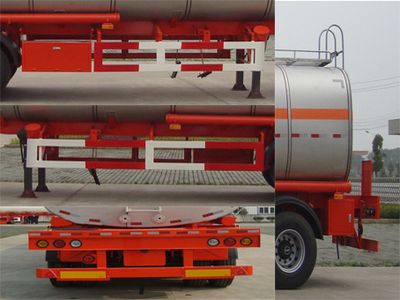 Antong  CHG9405GRY Flammable liquid tank transport semi-trailer