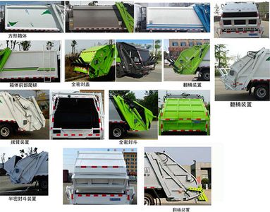 Fengba  STD5070ZYSGF6 Compressed garbage truck