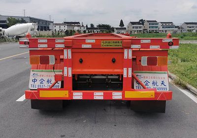 Zhongqi Aerospace Brand Automobile HTM9404TJZ Container transport semi-trailer