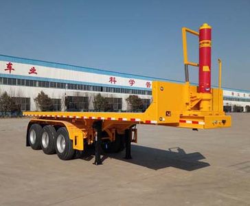 Liangyun brand automobile SLY9403ZZXP Flat dump semi-trailer