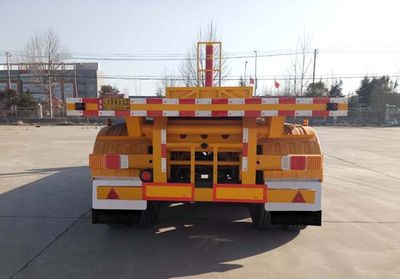 Liangyun brand automobile SLY9403ZZXP Flat dump semi-trailer