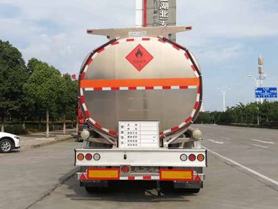 Chusheng  CSC9352GYYLE Aluminum alloy oil transport semi-trailer