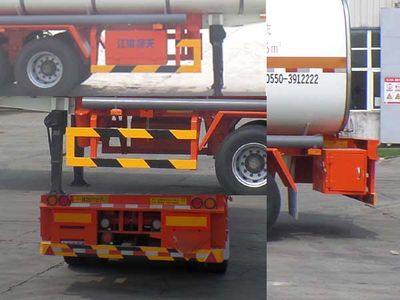 Jianghuai Yangtian  CXQ9381GRY Flammable liquid tank transport semi-trailer