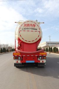 Guangya Tongda  JGY9408GFL41 Medium density powder material transportation semi-trailer