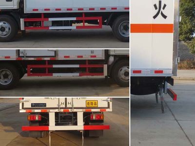 Jiangte brand automobiles JDF5041XRYJ6 Flammable liquid box transport vehicle