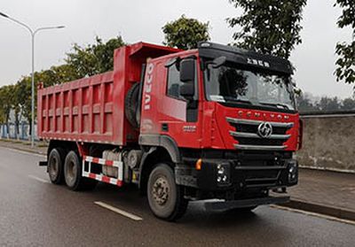 Double specialized  YSZ5250ZLJ424L garbage dump truck 