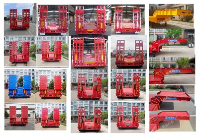 Yangjia  LHL9372TDP Low flatbed semi-trailer