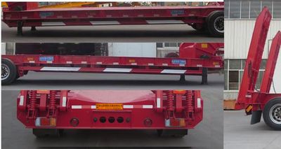 Yangjia  LHL9372TDP Low flatbed semi-trailer