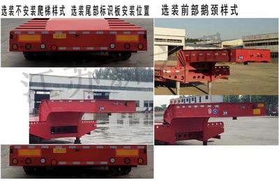 Pei Yonghang  HSB9401TDPB Low flatbed semi-trailer