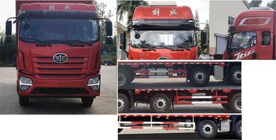 Jiefang Automobile CA5244CCYP28K1L6T3E6A80 Grate type transport vehicle