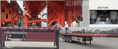 Haoqian  LXT9400TPB Flat transport semi-trailer