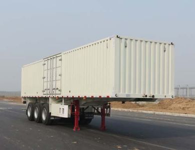 Tianjun Dejin brand automobiles TJV9400XXYD Box transport semi-trailer