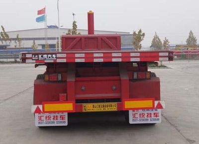 Haotong  LWG9403ZZXP Flat dump semi-trailer