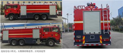 Runtai  RT5340GXFSG180H6 Water tank fire truck