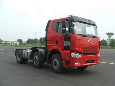 Jiefang Automobile CA4220P66K2T3E Flat head diesel semi-trailer tractor