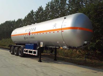 Hongtu  HT9408GYQ4E Semi trailer for liquefied gas transportation