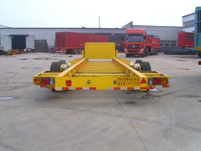 Juwang  ZJW9190TDP Low flatbed semi-trailer