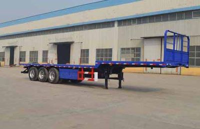 Guangke brand automobiles YGK9402P Flat semi-trailer