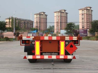 Wanqi Automobile CTD9404TWY Transport semi-trailer of dangerous goods tank frame