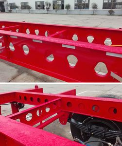 Wanqi Automobile CTD9404TWY Transport semi-trailer of dangerous goods tank frame