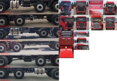 Jianghuai brand automobiles HFC5251CCYP3K2D38S6V Grate type transport vehicle