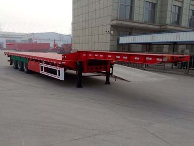 Wanshu Huanchang  WYC9400TDP Low flatbed semi-trailer