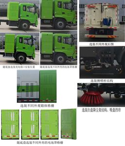 Yutong  YTZ5180TXSD0BEV Pure electric cleaning and sweeping vehicle