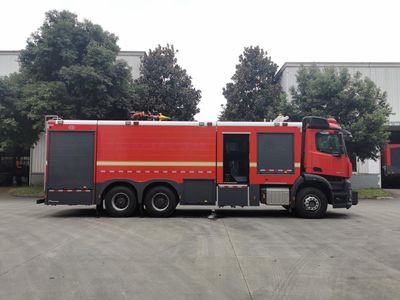 Chuanxiao brand automobiles SXF5322GXFAP140 Compressed air foam fire truck